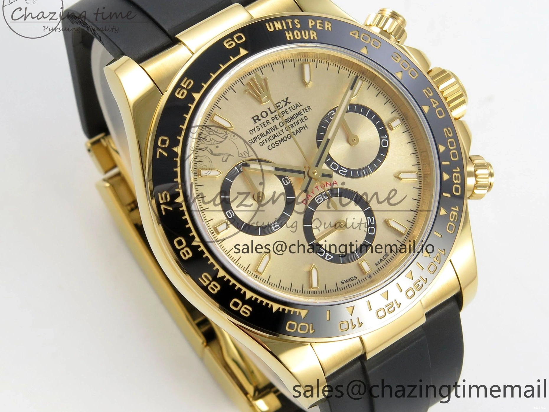 MiroTime 1223 Breathable Daytona 126518 YG Clean 1:1 Best Edition YG Dial on Oysterflex Strap DD 237